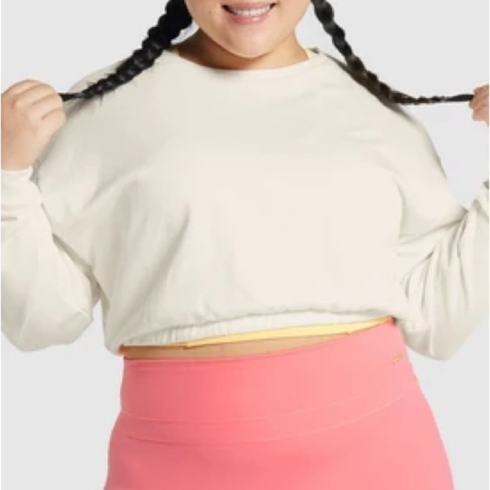🤎 *NEW* Gymshark x Whitney Simmons V3 - Cropped Pullover - Picture 8 of 8